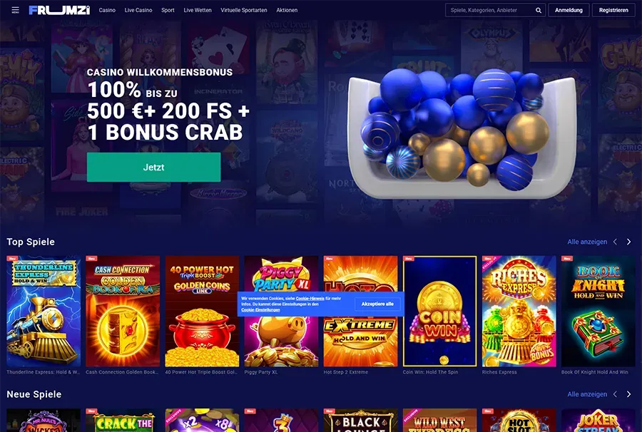 Frumzi online casino