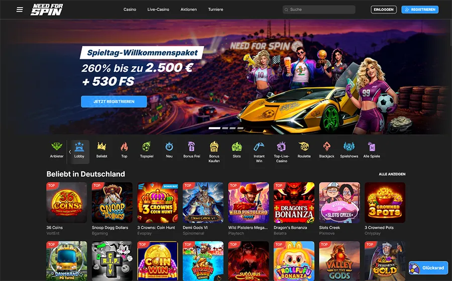 Need for Spin Casino